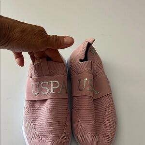 USPA Pink Slip-On Sneakers, use only few times